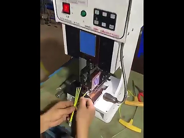 Máquina de Crimpagem Semi-Automática Silenciosa para Terminais Automotivos e Cabos
