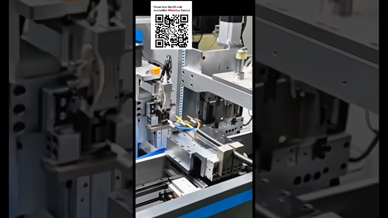 Máquina Automática Personalizada para Cabo de Pistola de Carregamento VE: Decapar, Inserir Manga, Crimpar Terminal
