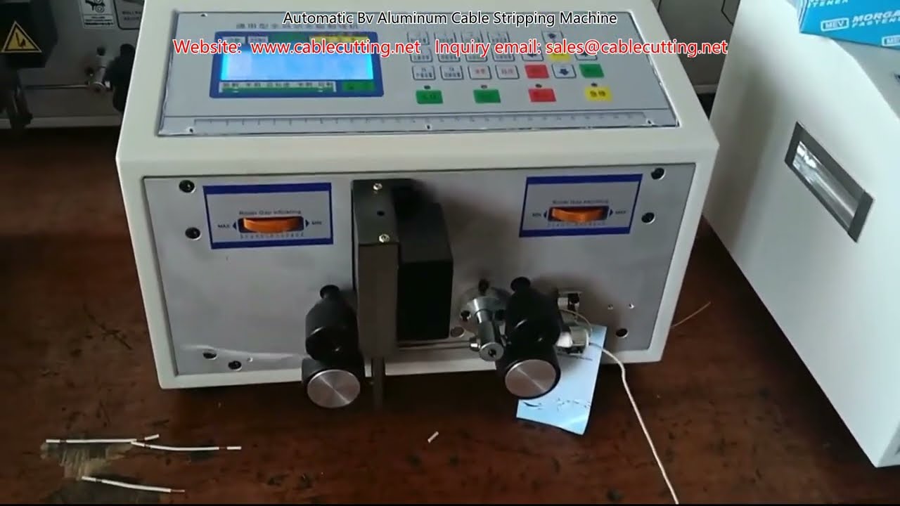 Máquina Automática de Decapagem de Cabos de Alumínio BV