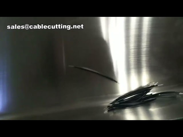 Máquina de Decapagem Rotativa Semicoaxial para Fio de Cobre | Descascadora de Cabos Coaxiais