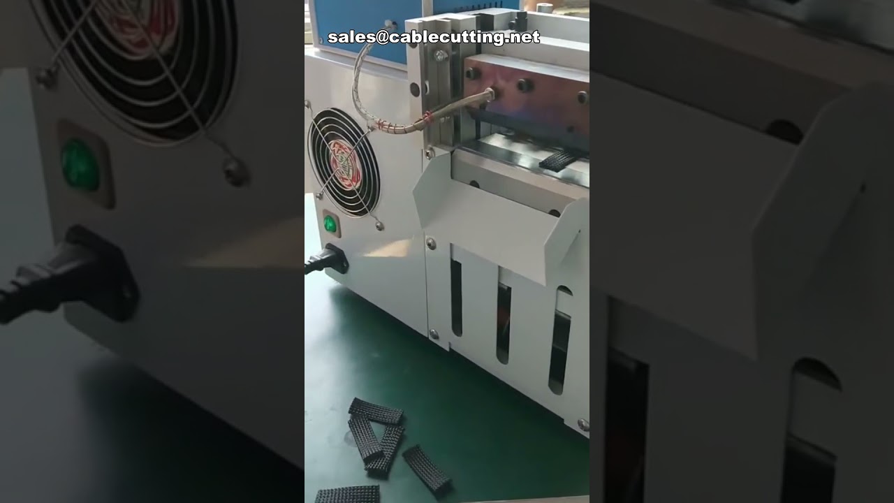 Máquina de Corte a Quente Automática para Tubos de Nylon e Mangueiras PVC | Cortadora de Tubos e Mangas Industriais