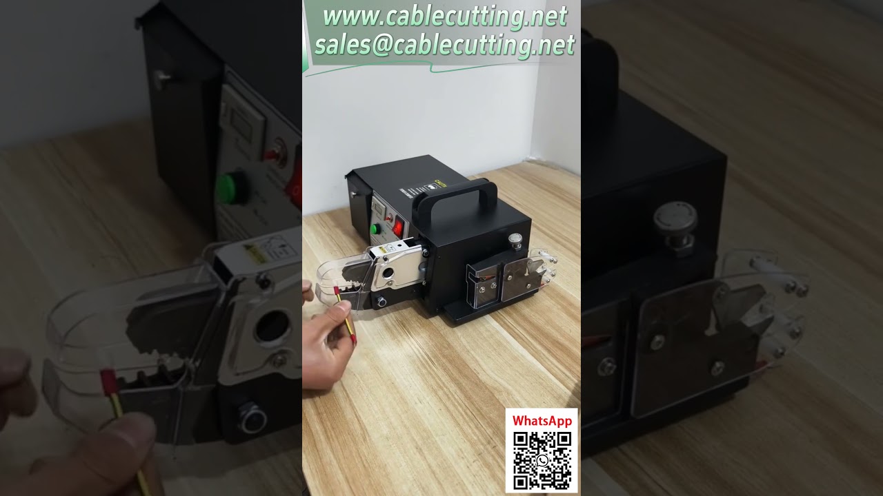 Máquina de Crimpagem de Terminais Elétricos - Integra Crimpagem, Corte e Descascamento Automático