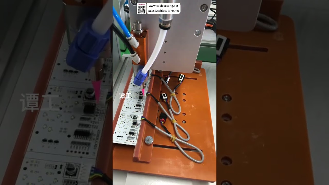 Máquina Automática de Dispensação de Silicone para Placa de Circuito  Sistema de Automação de Fábrica  Configuração Rápida