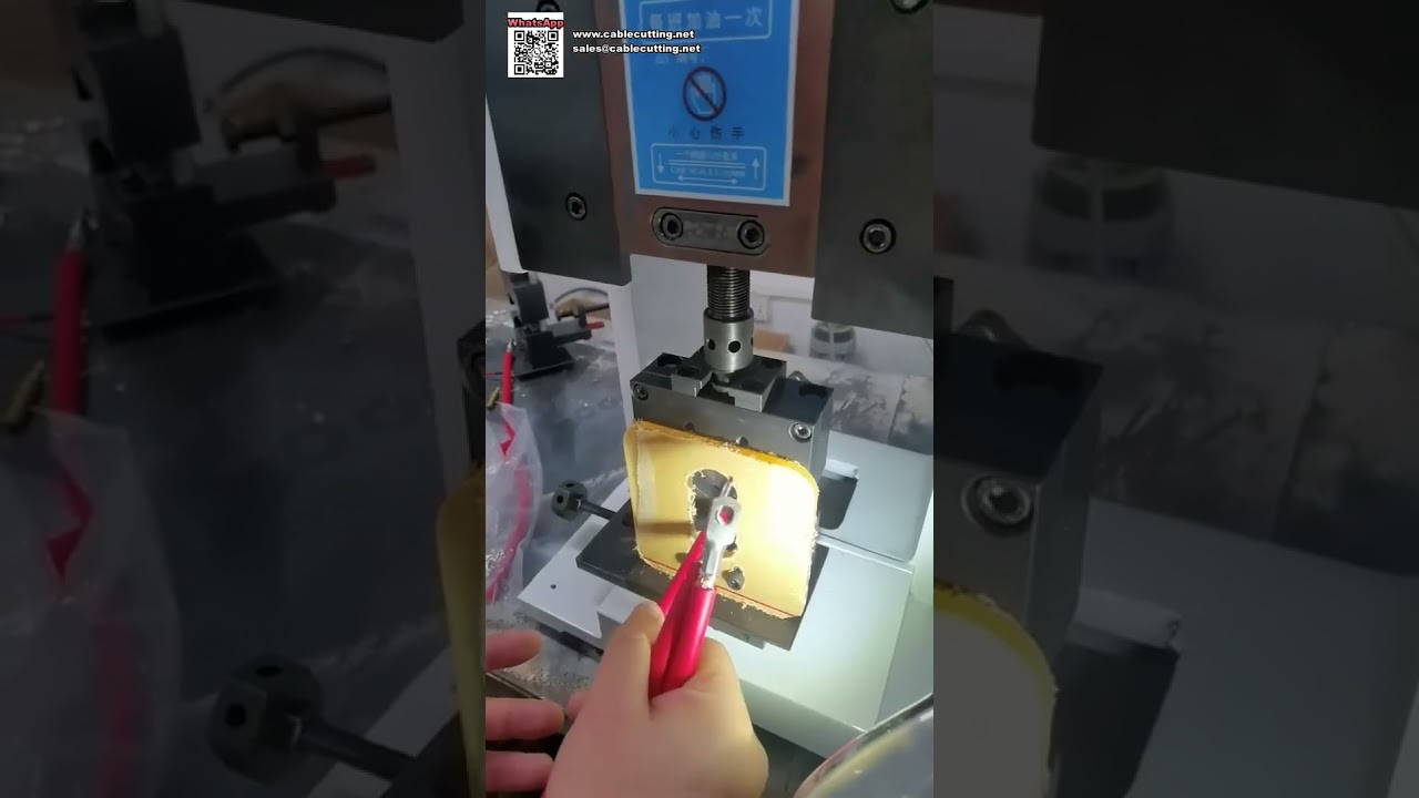 Cravadora de 4 toneladas com molde hexagonal — Terminais de cobre