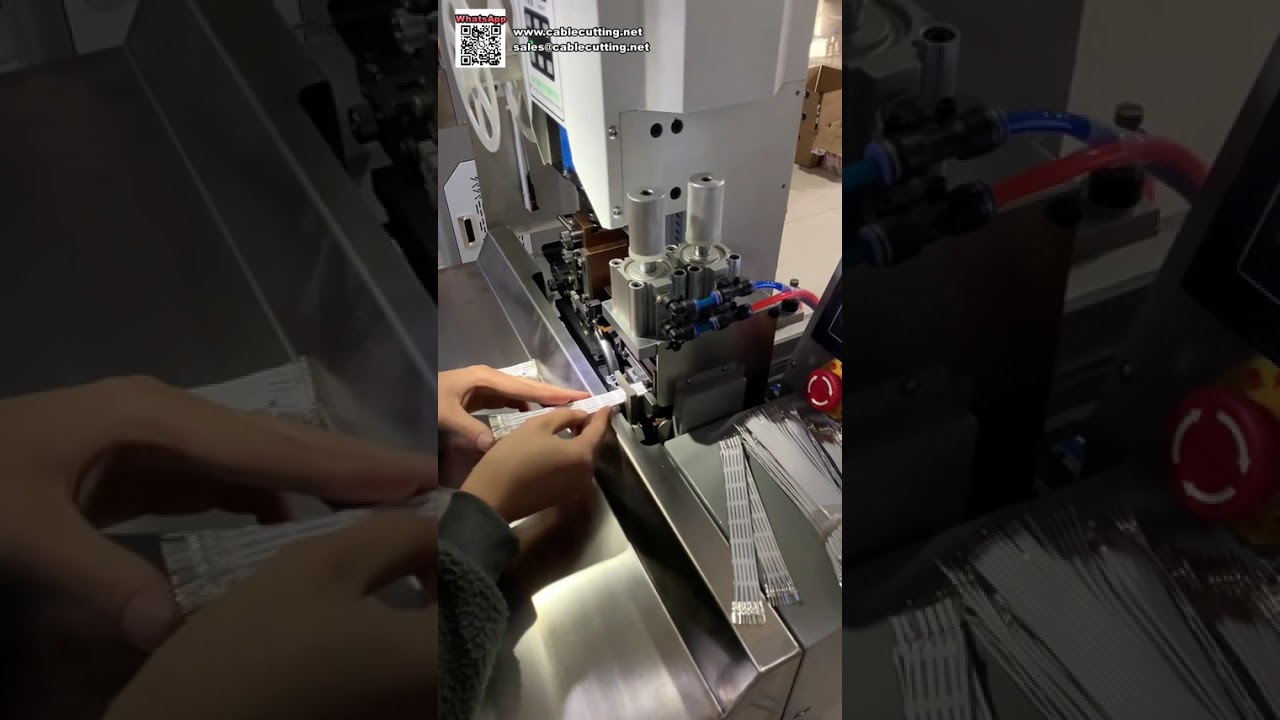 Máquina Automática de Emenda e Crimpagem de Fios Processamento de Chicotes de Alta Qualidade Sem Danos aos Fios