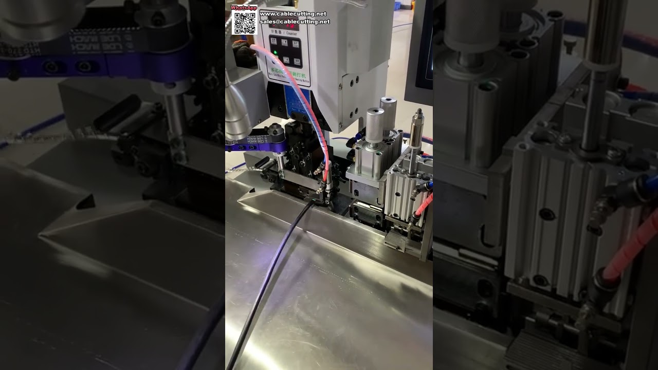 Máquina de Descascar e Crimpar Fios Multinúcleos Sem Preocupações Processamento Perfeito de Chicotes