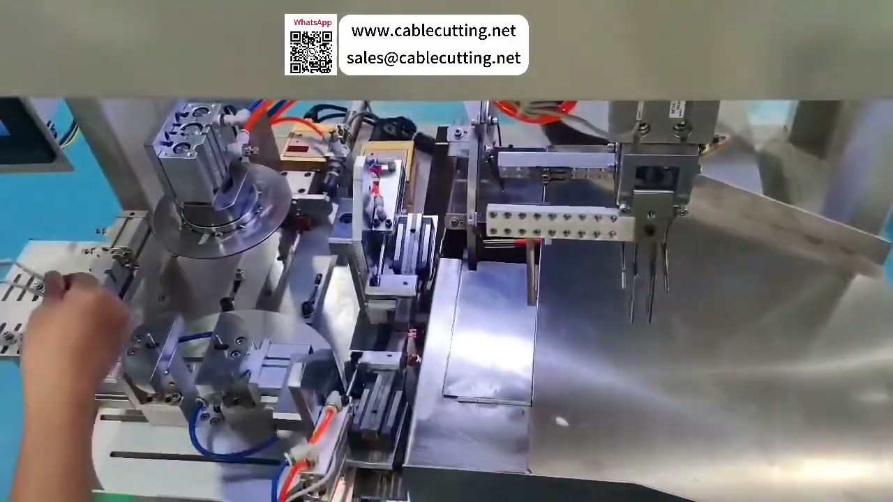 Máquina automática de inserção de anel de silicone e enrolamento de cabos de alimentação — Processamento de alta eficiência