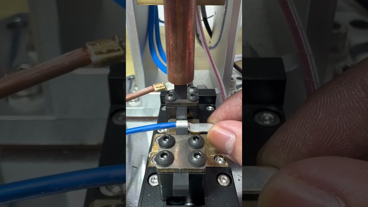 Soldador de Resistência para Terminal de Chicote Elétrico Equipamento Profissional de Solda a Ponto para Fábricas