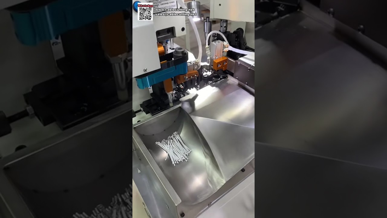 Máquina de Crimpagem de Terminais de Cabeça Dupla Totalmente Automática para Processamento de Cabos com Economia de Mão de Obra