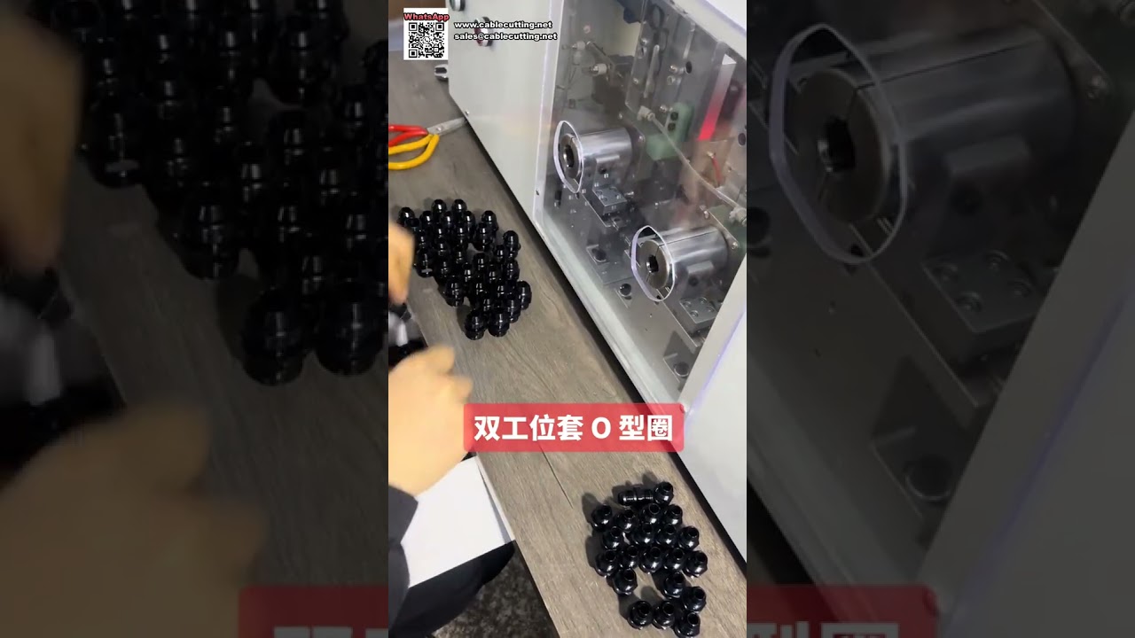 Máquina automática de montagem de O-ring para equipamentos de fabricação de acessórios de hardware