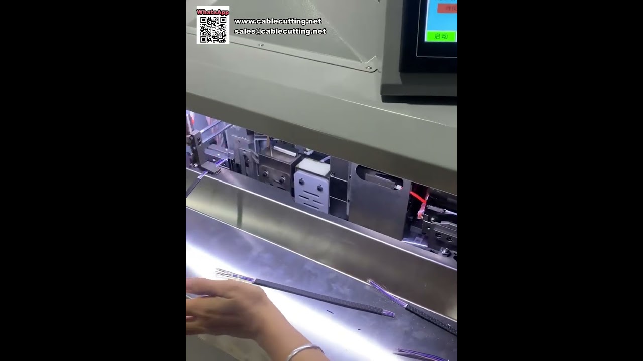 Máquina automática de estanhar cabo multicore — solda que economiza mão de obra e sem preocupações