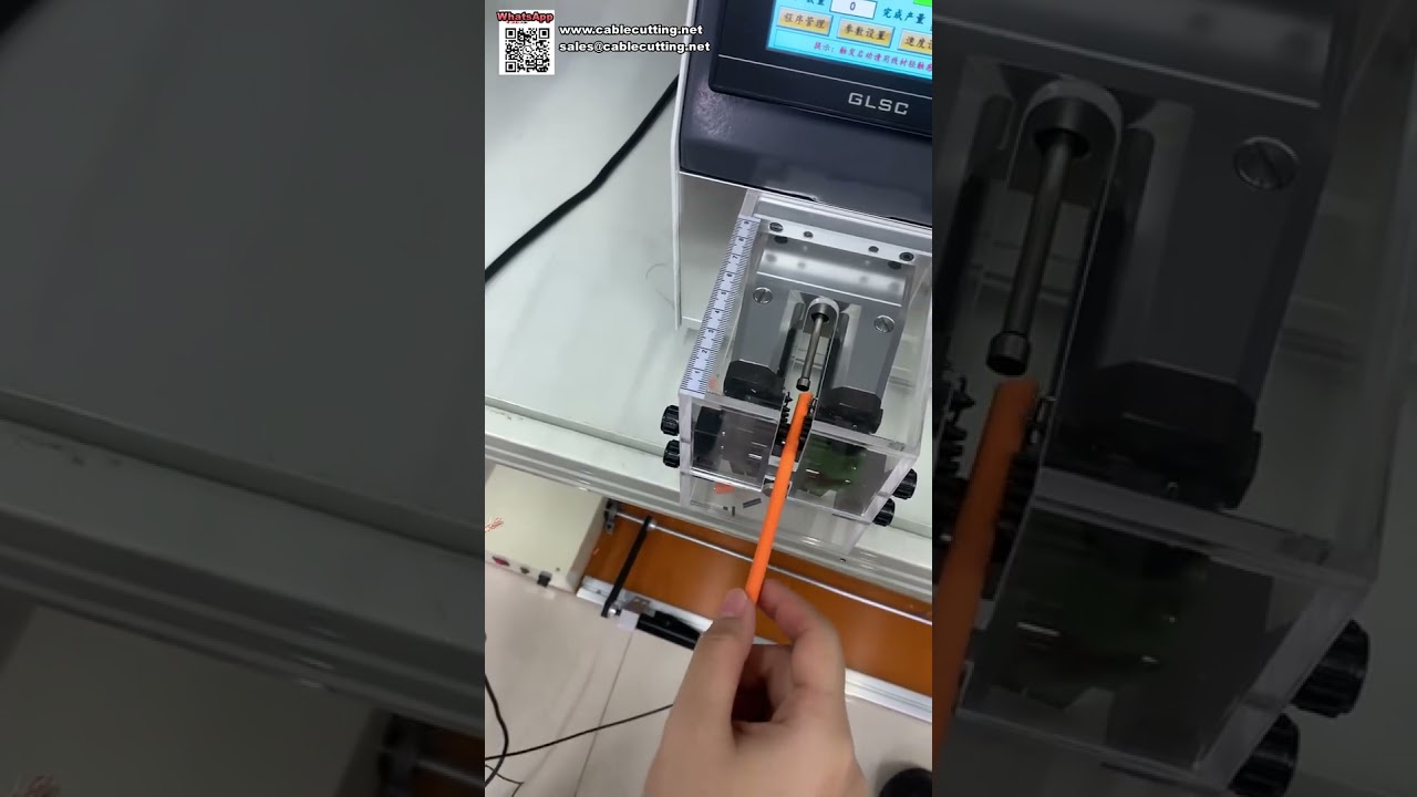 Máquina descascadora de fios acionada por sensor — indução inteligente