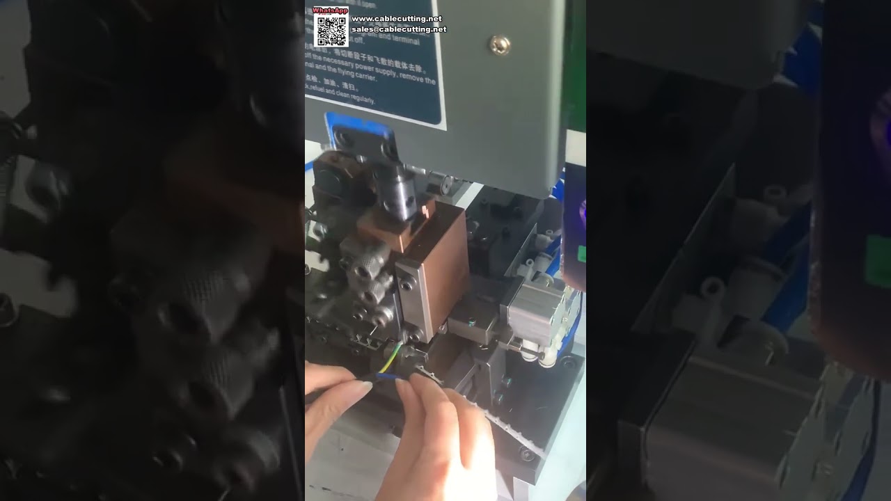 Máquina de Desencapar Fio Único e Crimpar Terminais Elimina Etapas Tediosas de Processamento