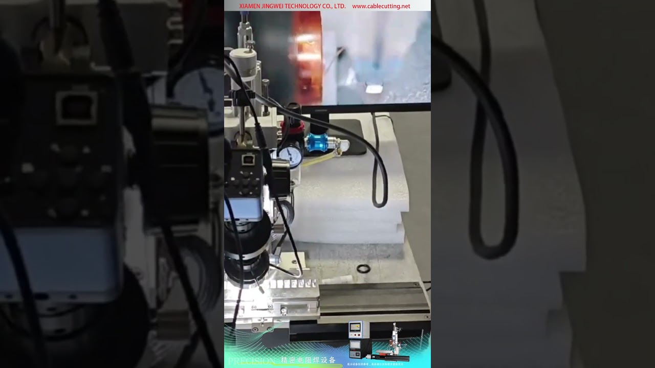 Máquina automática de soldadura por resistência — Fio de bobina de ignição a pino