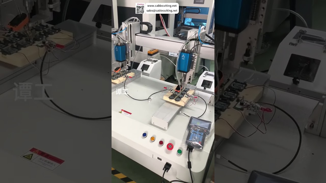 Máquina de aparafusar tipo gabinete duplo de seis eixos Automação de fábrica inteligente Alta eficiência