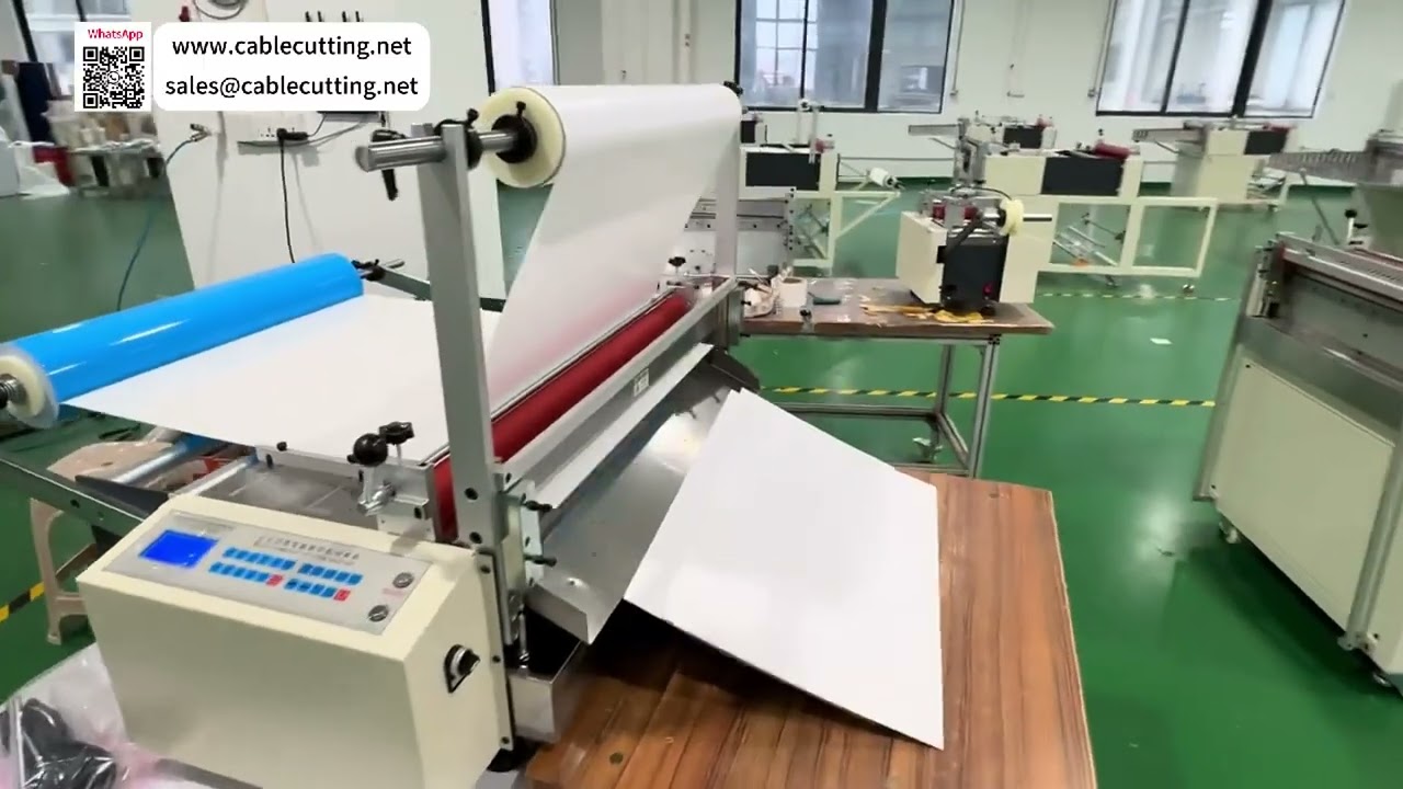 Máquina de Laminação e Corte de Espuma para Mesa – Sistema Profissional de Operações Precisas e Suaves