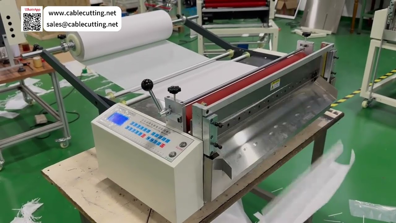 Equipamento de Corte Automático Compacto de Bobina para Folha para Mesa
