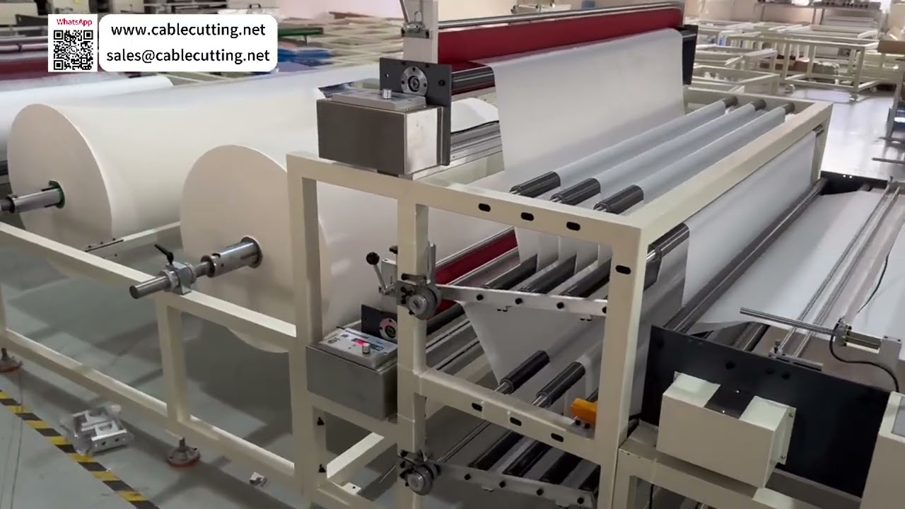Máquina de Corte Rotativo e Slitting para Papel Silicone 1500 Modelo Duplo Rolo – Configuração e Produção Otimizada