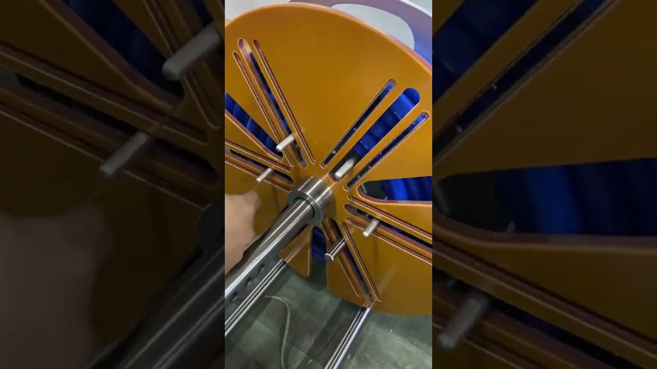 Máquina Automática de Bobinar e Classificar Mangueiras de Alta Pressão com Ajuste de Tamanho