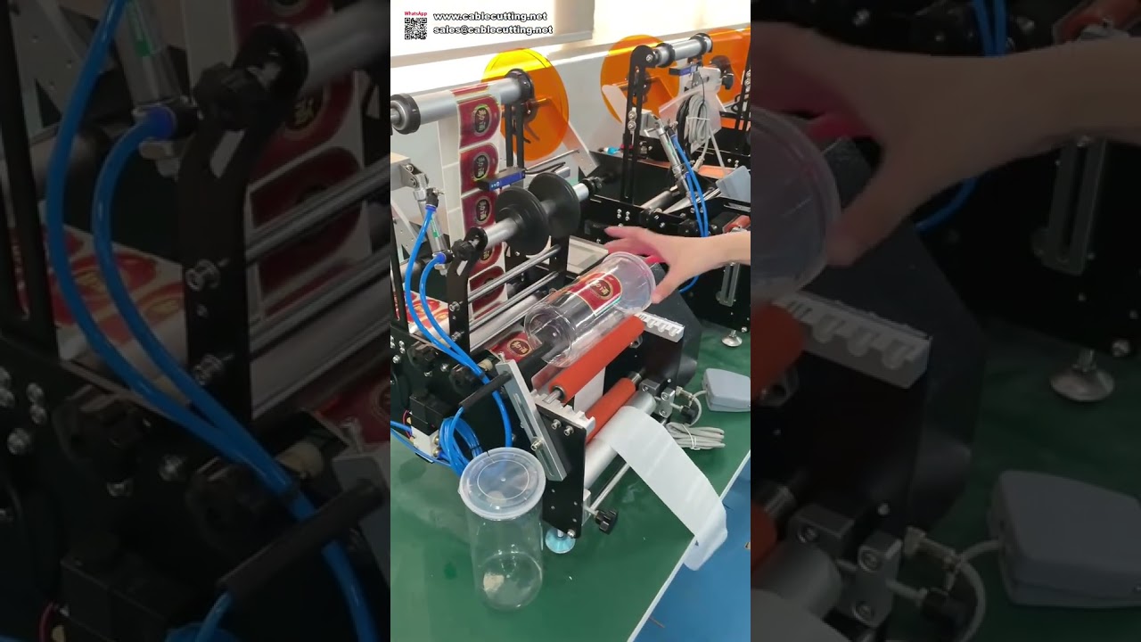 Máquina Rotuladora de Garrafas Redondas: Operação Simples e Configuração Rápida para Produção