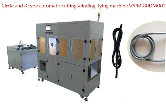 Máquina Automática de Cortar, Enrolar e Amarrar em Círculo/Forma de 8 WPM-80DM001