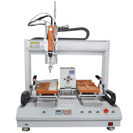 Máquina Automática de Aparafusar com Travamento de Mesa