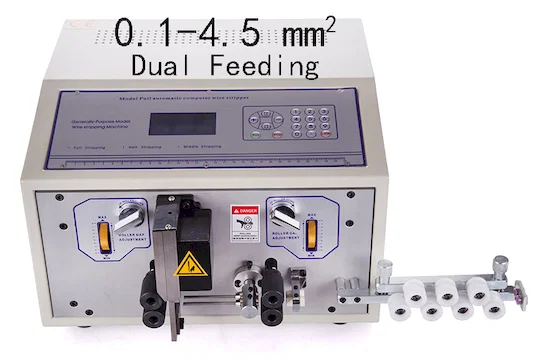 Máquina de Descascar com Alimentação Dupla de Fios WPM-09F