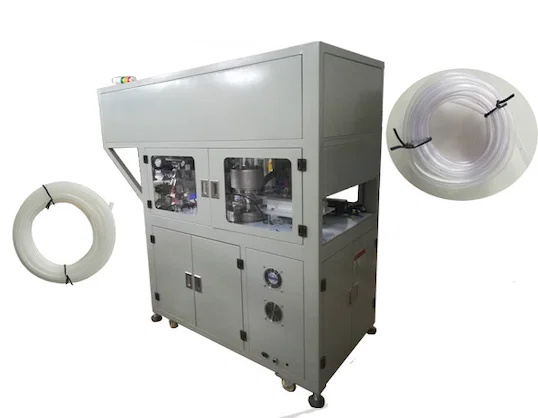 Máquina de Cortar, Enrolar e Amarrar Tubos PE/PVC WPM-02SL