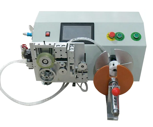 Máquina Semiautomática de Cortar, Enrolar e Medir Cabos WPM-2009LC