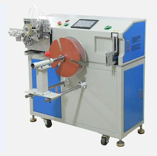 Máquina Automática de Enrolar, Amarrar, Medir e Cortar Cabos WPM-40-80
