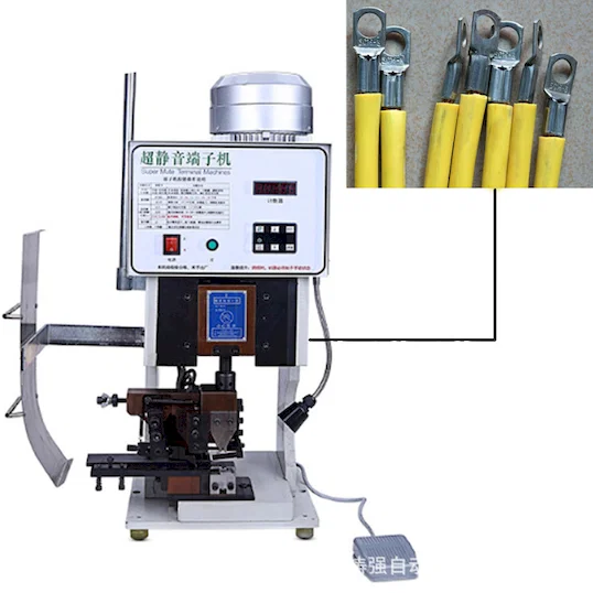 Máquina Semiautomática Silenciosa de Crimpar Terminais WPM-3000S